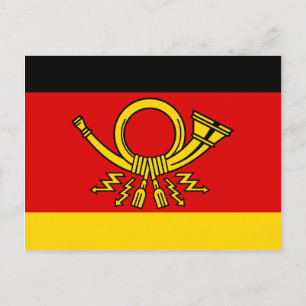 Duitse minister van Post, Duitse vlag Briefkaart