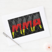 Duitse MMA-Sticker Rechthoekige Sticker (Envelop)