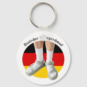Duitse Mode Smaak White Socket Sandals Stereotype Sleutelhanger