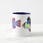 Duitse Mok Blauwe Ram Dwarf Cichlid (Midden)