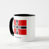 Duitse Mok Rune Cross-vlag (Voorkant links)