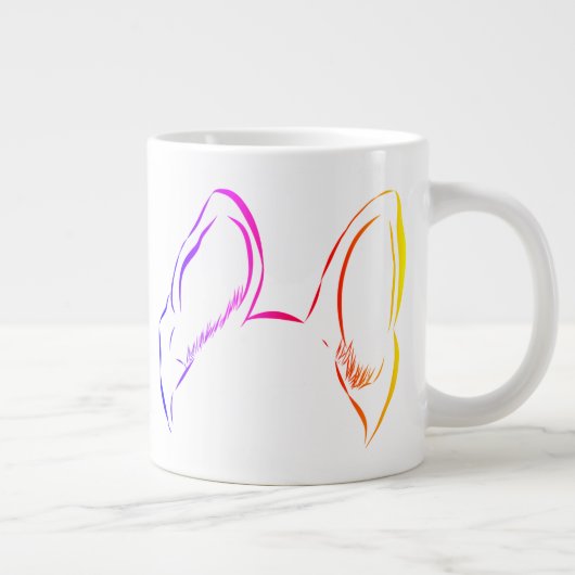  Duitse Mok Shepard Ears Jumbo Coffee (Rechts)