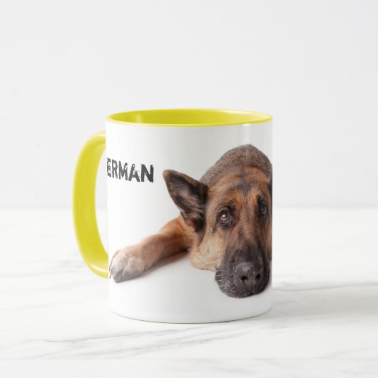 Duitse Mok Shepherd (Voorkant links)