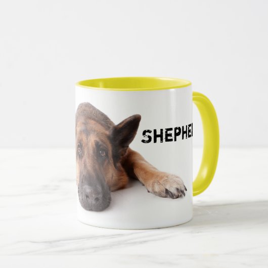 Duitse Mok Shepherd (Voorkant rechts)