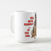 Duitse Mok Shepherd (Voorkant links)