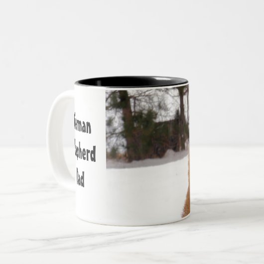 Duitse Mok Shepherd Coffee (Voorkant links)