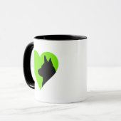Duitse Mok Shepherd Coffee (Voorkant links)