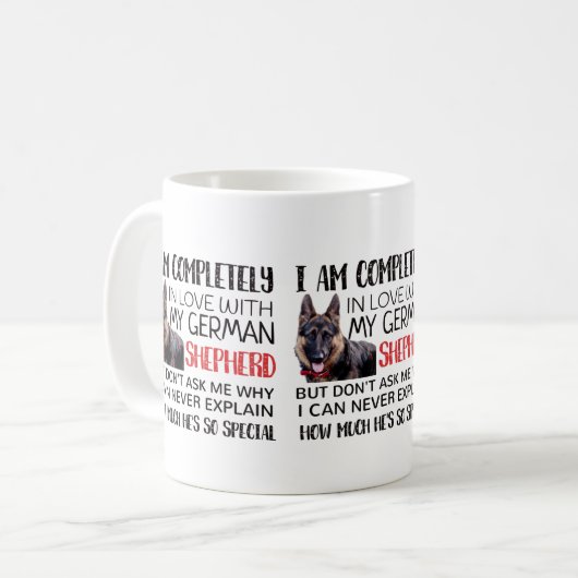 duitse mok van herdershond (Voorkant links)