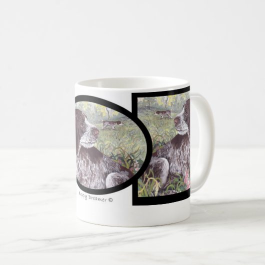 Duitse Mok Wirehaire Pointer Puppy dromer (Voorkant rechts)