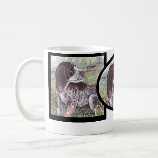 Duitse Mok Wirehaire Pointer Puppy dromer (Links)