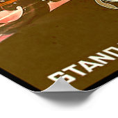 Duitse motorfietsreclame Poster (Hoek)