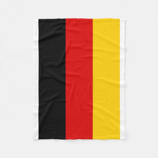 Duitse nationale wereldvlag fleece deken (Voorkant)