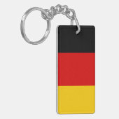 Duitse nationale wereldvlag sleutelhanger (Voorkant Links)