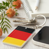 Duitse nationale wereldvlag sleutelhanger (Voorkant Rechts)