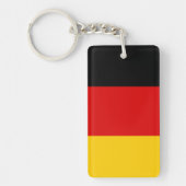 Duitse nationale wereldvlag sleutelhanger (Voorkant)