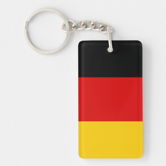 Duitse nationale wereldvlag sleutelhanger (Voorkant)