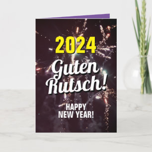 Duitse nieuwjaarswens 2024 Verzenden via sms Downl Feestdagen Kaart