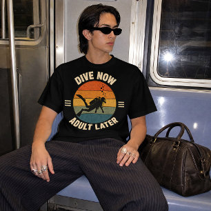 Duitse Nu Volwassene Later Duikontwerp T-shirt