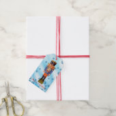 Duitse Nutcracker - pretkerst Cadeaulabel (Met Touw)