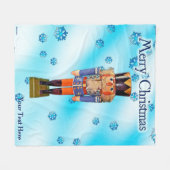 Duitse Nutcracker - pretkerst Fleece Deken (Voorkant (Horizontaal))