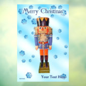 Duitse Nutcracker - pretkerst Raamsticker (Vel 3)