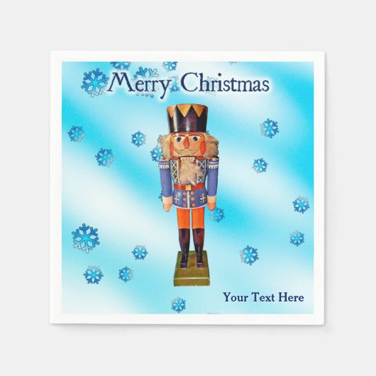 Duitse Nutcracker - pretkerst Servet (Voorkant)
