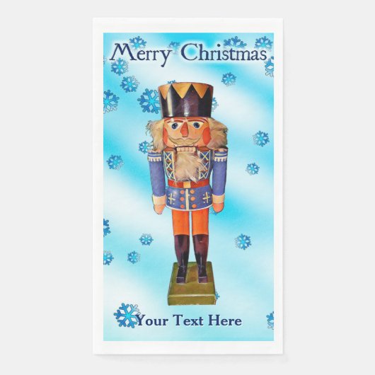 Duitse Nutcracker - pretkerst Servet (Voorkant)