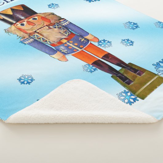 Duitse Nutcracker - pretkerst Sherpa Deken (3/4)