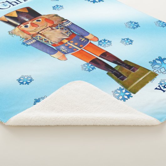 Duitse Nutcracker - pretkerst Sherpa Deken (3/4)