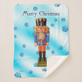 Duitse Nutcracker - pretkerst Sherpa Deken (Voorkant)