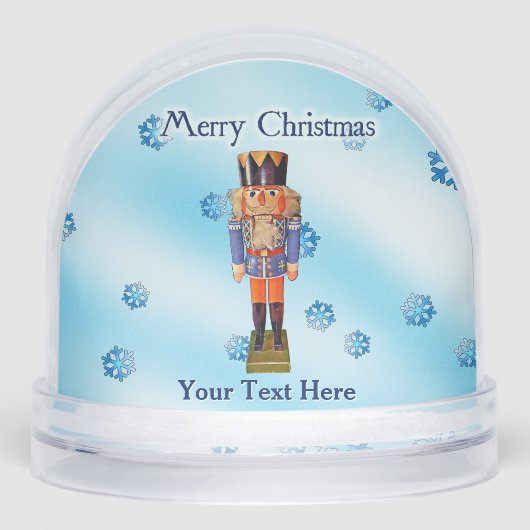 Duitse Nutcracker - pretkerst Sneeuwbol (Voorkant)