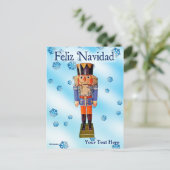 Duitse Nutkraker - Feliz Navidad Briefkaart (Staand voorkant)