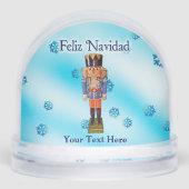 Duitse Nutkraker - Feliz Navidad Sneeuwbol (Voorkant)