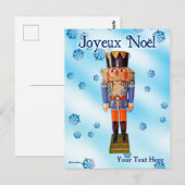 Duitse Nutkraker - Joyeux Noël Briefkaart (Voorkant / Achterkant)