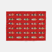 Duitse Nutkraker-Speelgoed Fleece Deken (Voorkant (Horizontaal))