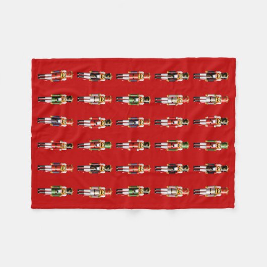 Duitse Nutkraker-Speelgoed Fleece Deken (Voorkant (Horizontaal))