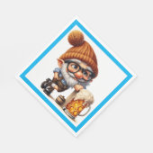 Duitse Oktoberfest Bier Kabouter Servet (Hoek)