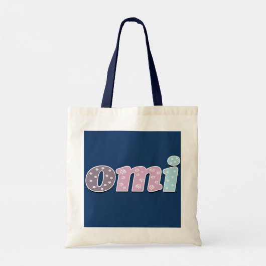 Duitse Omi-Canvas tas (Achterkant)