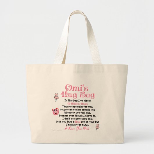 Duitse Omi Grote Tote Bag (Voorkant)