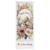 🌸 Duitse oosterse paasei Fiesta 🐣 Wijn Cadeautas (Achterkant)