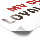 Duitse opvanghond foto afdruk (Hoek)