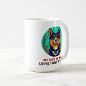 Duitse opvanghond koffiemok (Voorkant rechts)