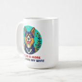 Duitse opvanghond koffiemok (Voorkant links)