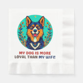 Duitse opvanghond servet (Voorkant)