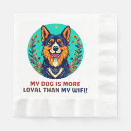 Duitse opvanghond servet