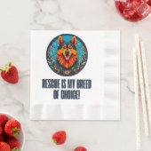 Duitse opvanghond servet (Insitu)