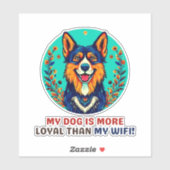 Duitse opvanghond sticker (Vel)