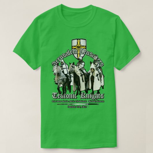 Duitse Orde Jeruzalem Ridders T-shirt (Design voorkant)