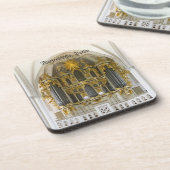 Duitse orgel coaster drankjes onderzetter (Linkerzijde)