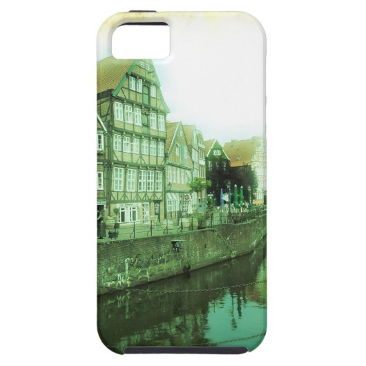 duitse oude stad Case-Mate iPhone case (Achterkant)